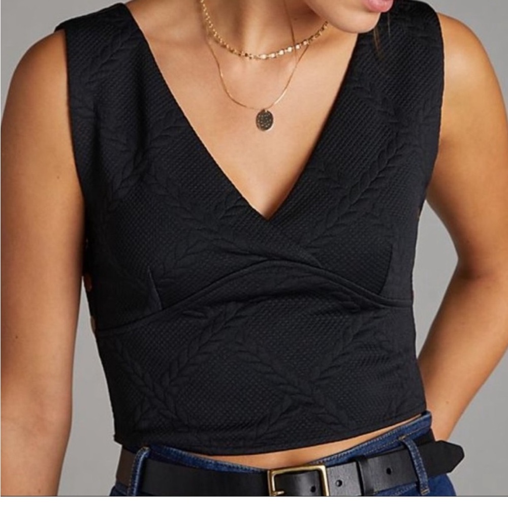 Maeve by Anthropologie V-Neck Women's Top